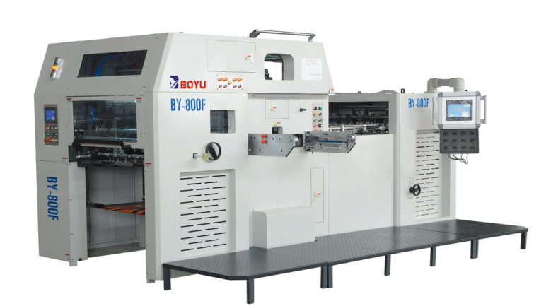 BY-800F automatic foil stamping and diecutting machine